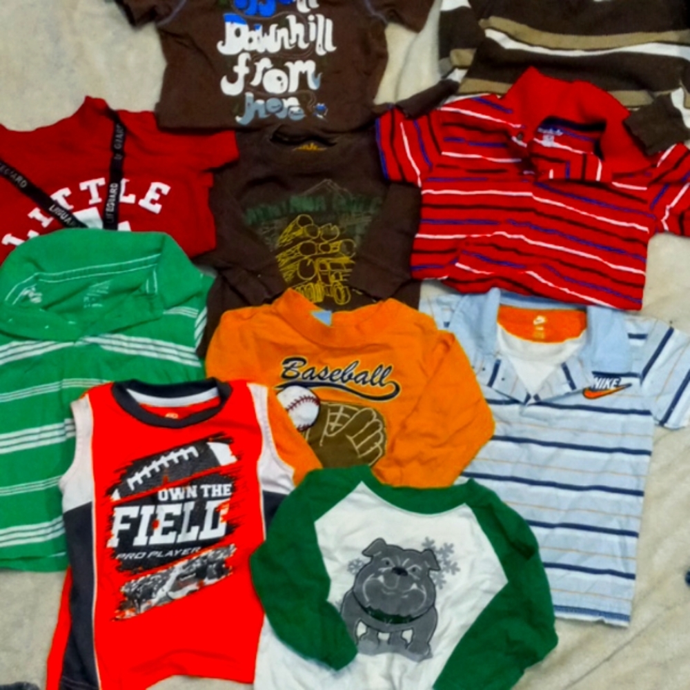 10 tops (boys lot) 24 months